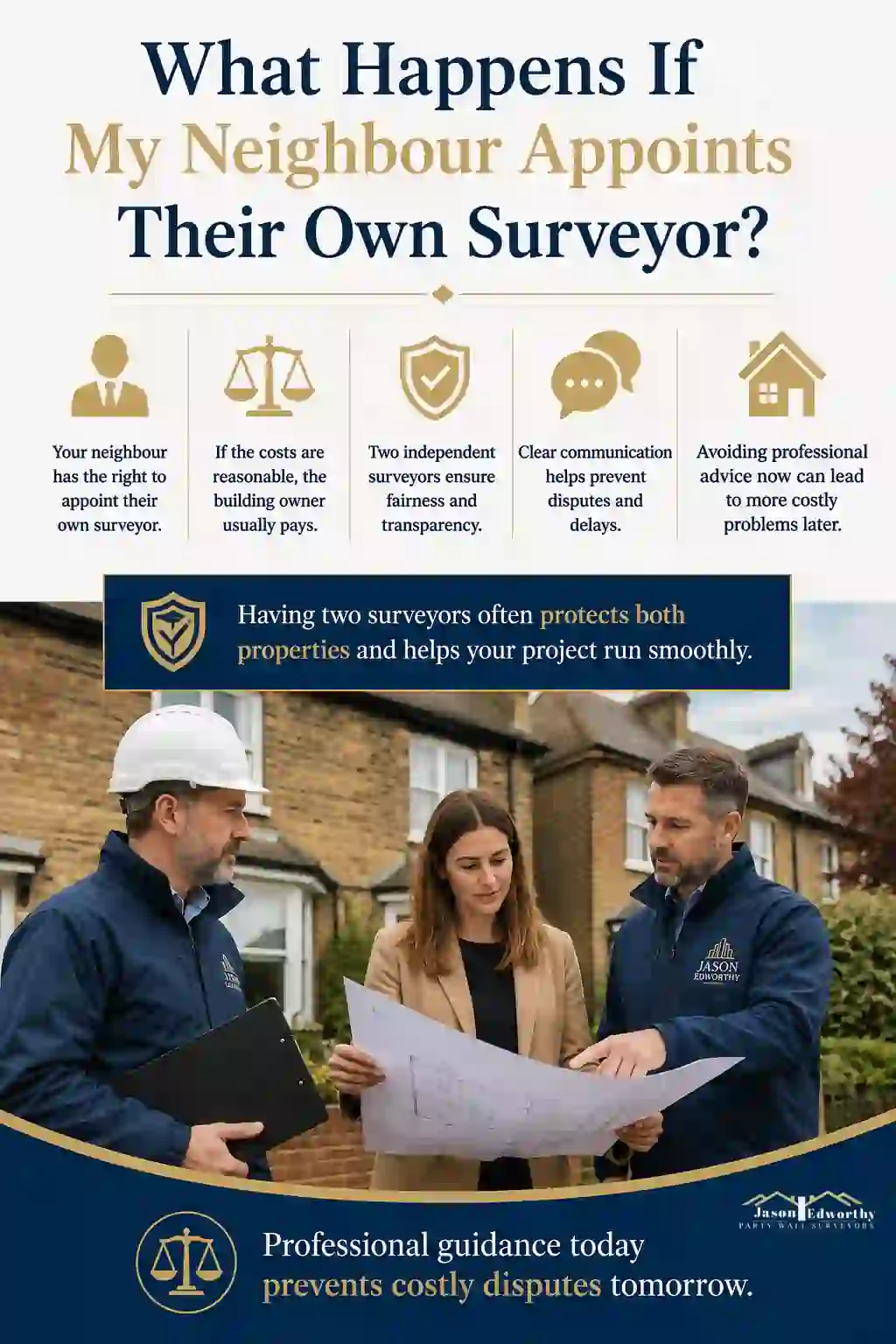 What Happens If My Neighbour Appoints Their Own Surveyor Stratford-upon-Avon?