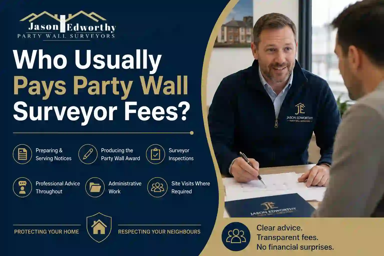 Who Usually Pays Party Wall Surveyor Fees Stratford-upon-Avon?